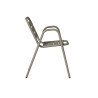 Set 2 Sedie Calipso Moia alluminio tortora esterno resistente