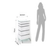 Cassettiera Con Ruote "Big Bobo" 40X70X10 Cm