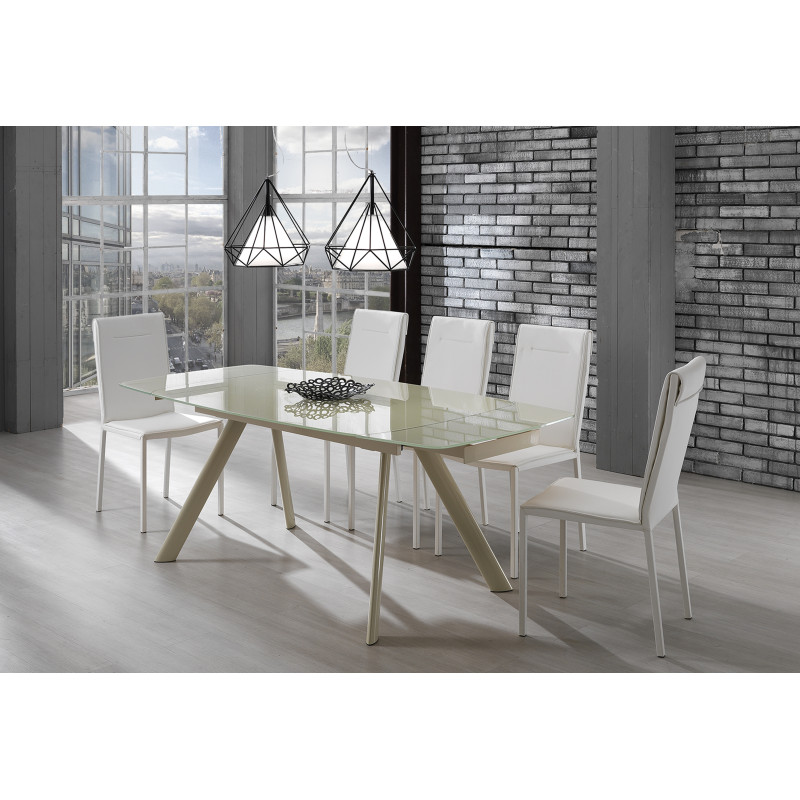 Sedie Camy White L101 P69 H45 Cm