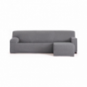Copridivano Troya elastico penisola destra grigio bracciolo corto 250/310