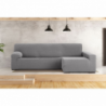 Copridivano Troya elastico penisola destra grigio bracciolo lungo 250/310
