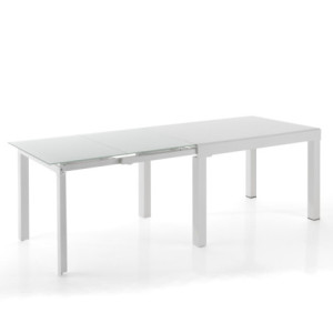 Zoom Tavolo Allungabile Long - White L128 H16 P90 Cm