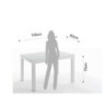Tavolo Allungabile Long - White L128 H16 P90 Cm