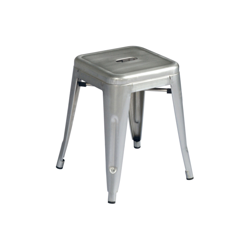 Set 4 Sgabelli Moia lamiera galvanizzata grigio esterno resistente