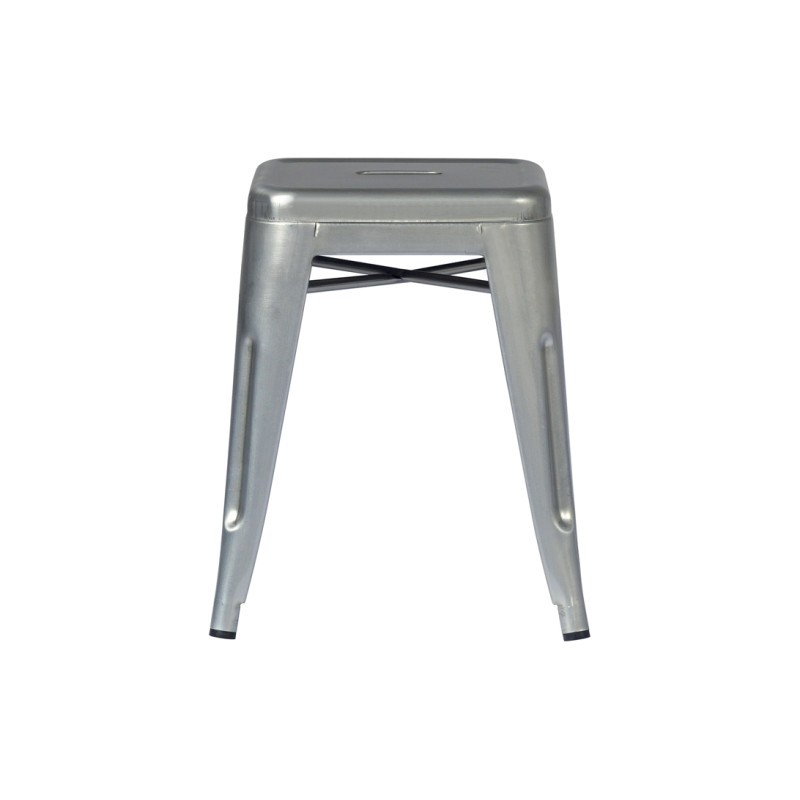 Set 4 Sgabelli Moia lamiera galvanizzata grigio esterno resistente