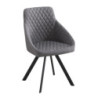 Sedia Imbottita Tips Grey 84 X 59 X 58 Cm