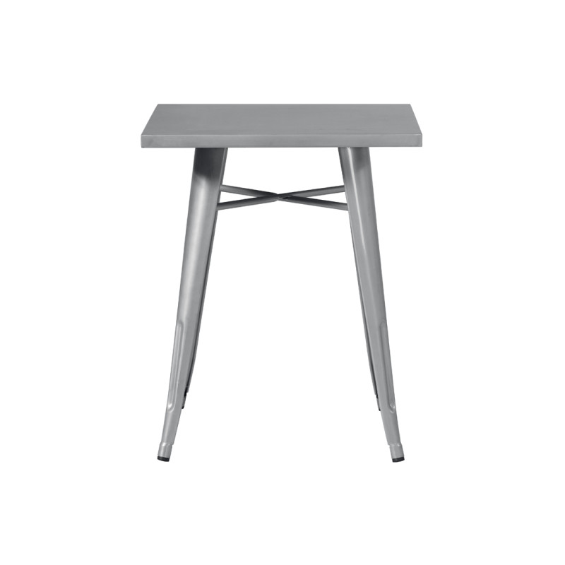 Set 2 Tavoli Moia lamiera galvanizzata grigio esterno resistente