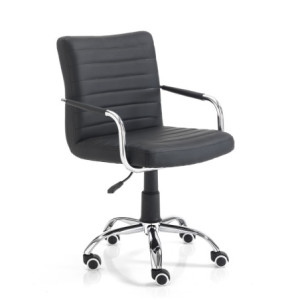 Poltrona Da Ufficio Milko Black 53X65X68 Cm
