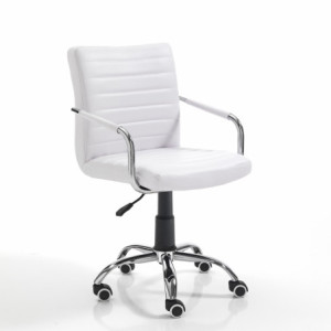 Poltrona Da Ufficio Milko White 53X65X68 Cm