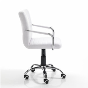 Zoom Poltrona Da Ufficio Milko White 53X65X68 Cm