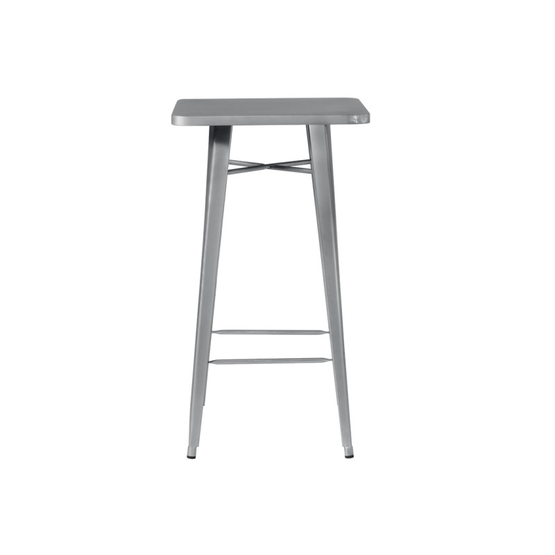 Tavolo alto Moia lamiera galvanizzata grigio moderno esterno