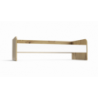 Letto singolo Gap System colore rovere e bianco