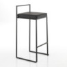 Sgabello Dodo Black 48X44X95 Cm