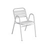 Set 2 Sedie Calipso Moia alluminio bianche esterno resistente