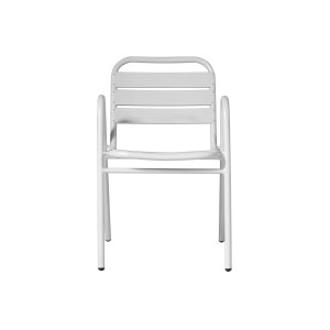 Zoom Set di 2 Sedie Calipso MOIA in alluminio bianche