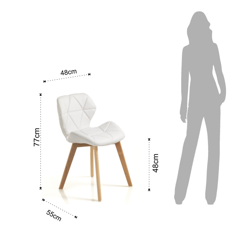 Sedia New Kemi - A 66X50X46 Cm