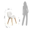 Sedia New Kemi - A 66X50X46 Cm