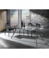 Sedia Lion in pelle ecologica - set da 4 nero