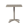Tavolo Calipso Moia alluminio piano doghe tortora esterno