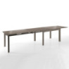 Tavolo Allungabile Long - Tortora L128 H16 P90 Cm