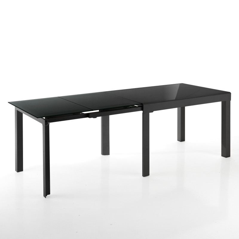 Tavolo Allungabile Long - Black L128 H16 P90 Cm