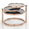 Tavolino Three Rings Copper 54X56X13,5 Cm
