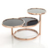 Tavolino Three Rings Copper 54X56X13,5 Cm
