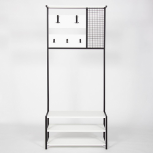 Zoom Scaffale ingresso Nomad colore bianco