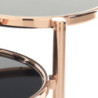 Tavolino Three Rings Copper 54X56X13,5 Cm