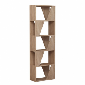 Zoom Libreria Frame rovere 5 ripiani L54×P24×H168 cm
