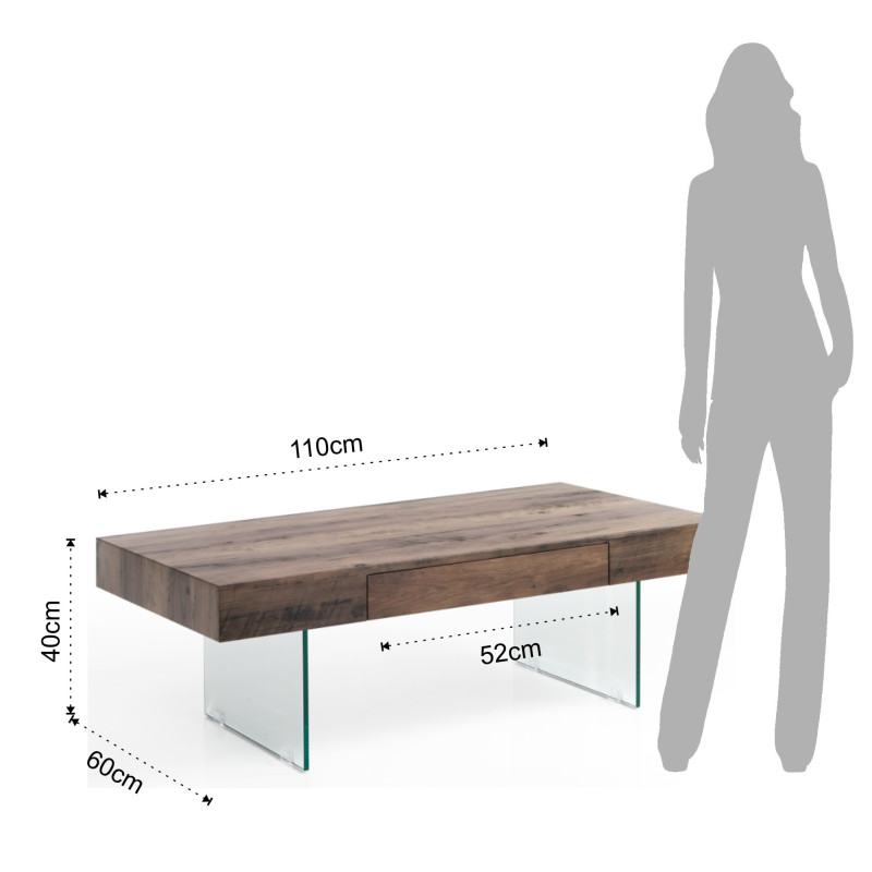 Tavolino Waver 119 X 68 H.19 Cm