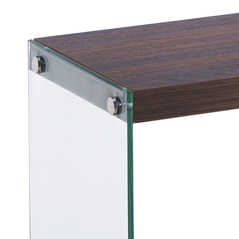 Porta Tv Nancy Dark Wood 133X34.5X8 Cm