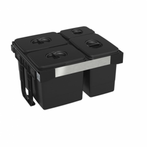 Zoom Pattumiera Free Jazz 60 ad estrazione frontale 85 LT grigio