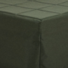 Pouf letto singolo pieghevole Vega tessuto colore verde scuro