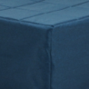 Pouf letto singolo pieghevole Vega tessuto colore blu