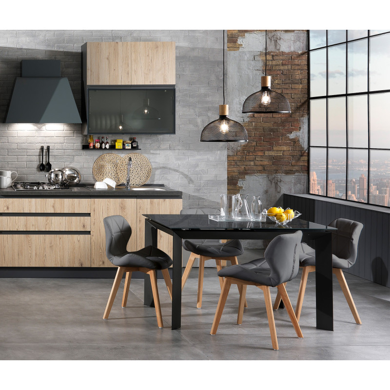 Sedia New Kemi-A Grey 66 X 46 X H51 Cm