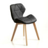 Sedia New Kemi-A Black 66 X 46 X H51 Cm