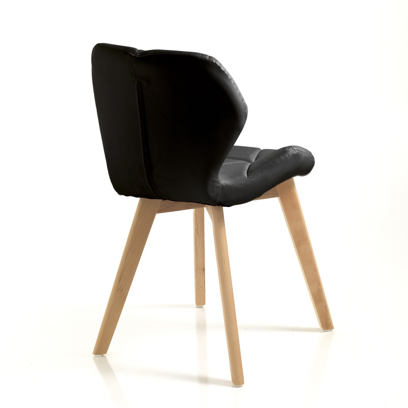 Sedia New Kemi-A Black 66 X 46 X H51 Cm