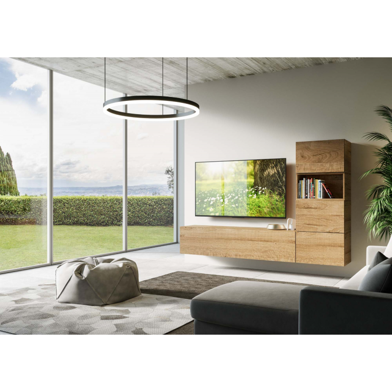 Composizione Parete Soggiorno A09 L.234 H.160 P.39,2