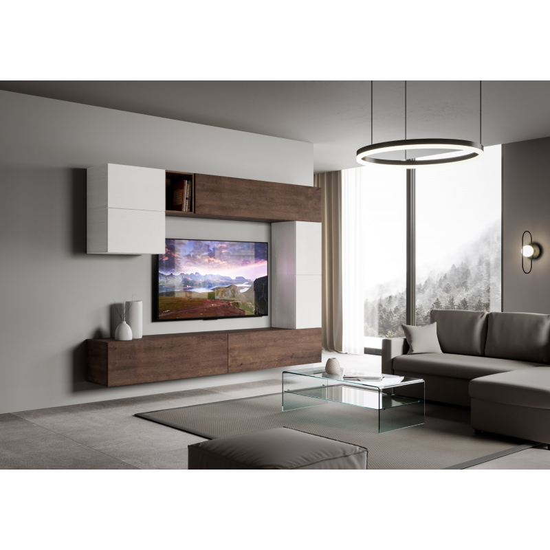 Composizione Parete Soggiorno A15 L.268 H.200 P.39,2