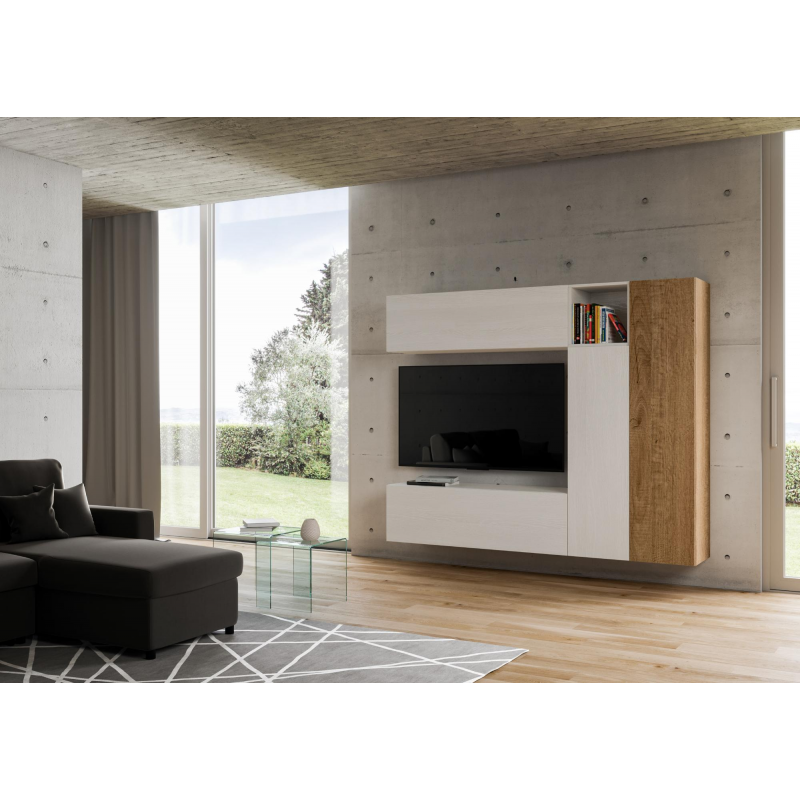 Composizione Parete Soggiorno A18 L.214 H.173,6 P.39,2