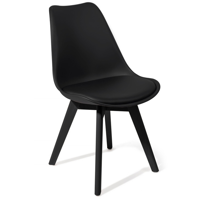 Sedia Kiki Evo Black 60 X 56 X H48 Cm
