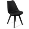 Sedia Kiki Evo Black 60 X 56 X H48 Cm