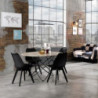 Sedia Kiki Evo Black 60 X 56 X H48 Cm