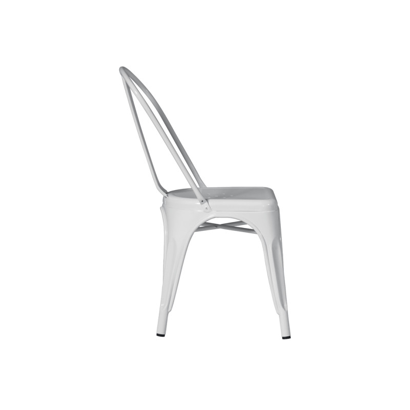 Set 2 Sedie Moia lamiera galvanizzata avorio esterno resistente