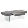 Tavolino Waver Cement 119 X 68 H.19 Cm