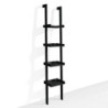 Libreria Little Kross Black  L186 P31 H6 Cm