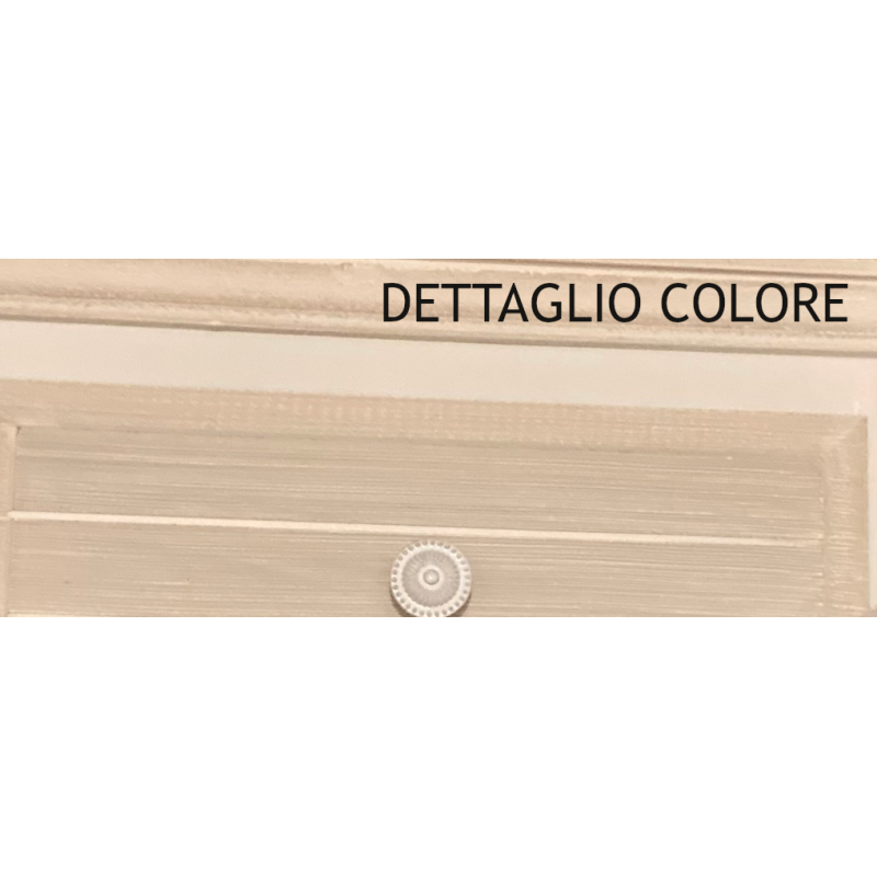 Mobiletto norimberga vetrina 1 anta vetro + 2 cassetti piccoli cm40x30h100