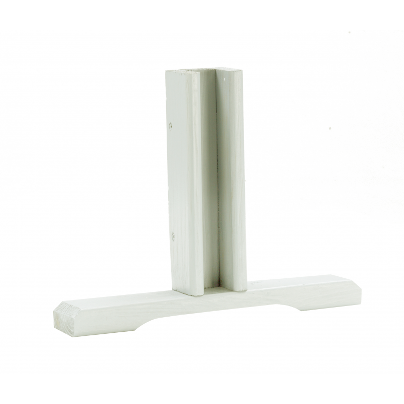 CONFEZIONE 2 PZ BASE IN LEGNO PER SOSTEGNO GRIGLIE ALICE 36x5,5x28cm