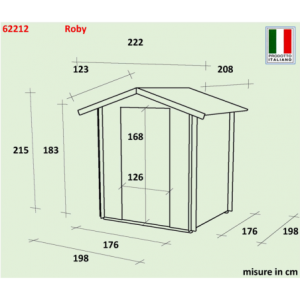 Casetta Bh19 Roby 198x198 cm PDF pefc